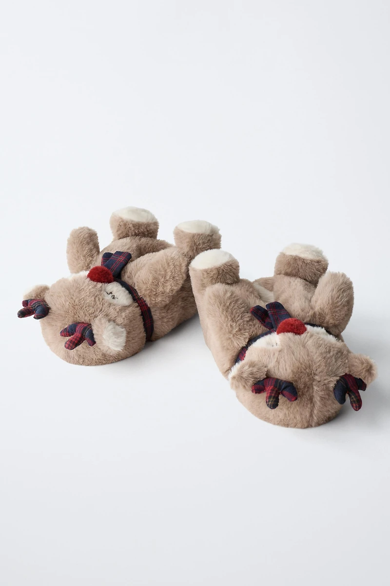 REINDEER SLIPPERS