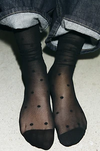 POLKA DOT KNEE-HIGH SOCKS
