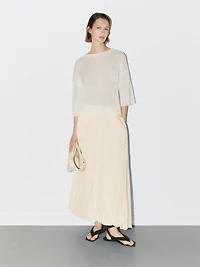Oversize short sleeve sweater - STUDIO