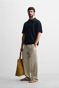 JACQUARD TEXTURED POLO SHIRT