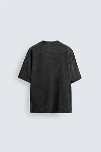 COMBINATION PRINT SWEATSHIRT