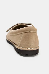 SERRAJE BOAT SHOES WITH SERRATED SOLE
