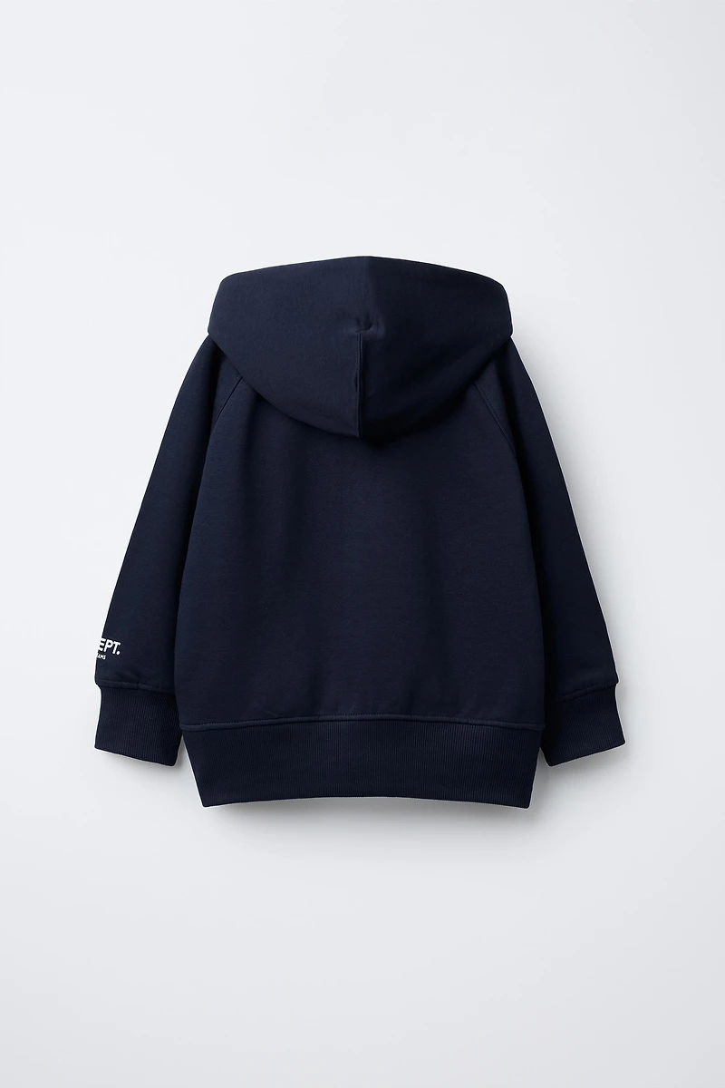 BASIC ZIP SWEATSHIRT