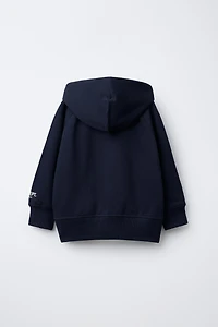 BASIC ZIP SWEATSHIRT