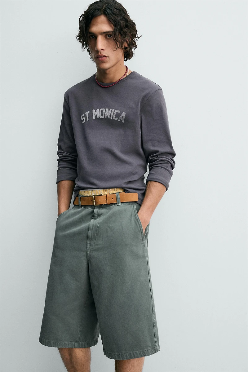 RELAXED FIT JORTS