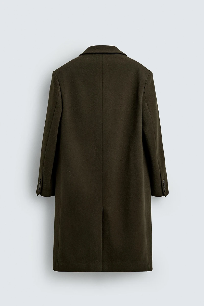 DOUBLE BREASTED WOOL BLEND COAT LIMITED EDITION