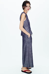 JUPE-CULOTTE TAILLE HAUTE ENSEMBLE