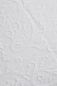 SCALLOPED FLOWER THROW PILLOW COVER