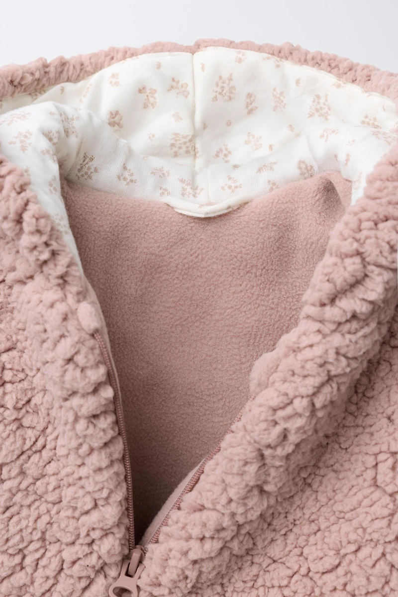 POLAR FLEECE ROMPER