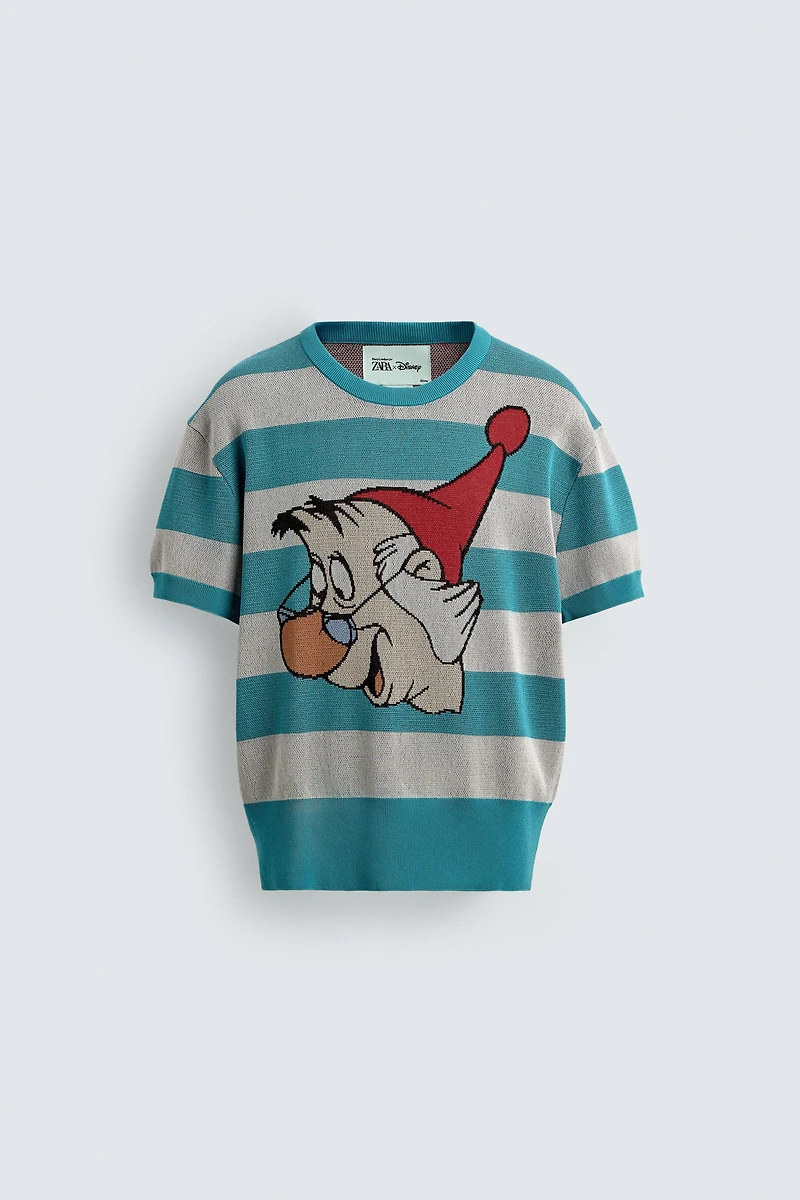 T-SHIRT EN MAILLE SR. SMEE PETER PAN HARRY LAMBERT FOR ZARA X DISNEY