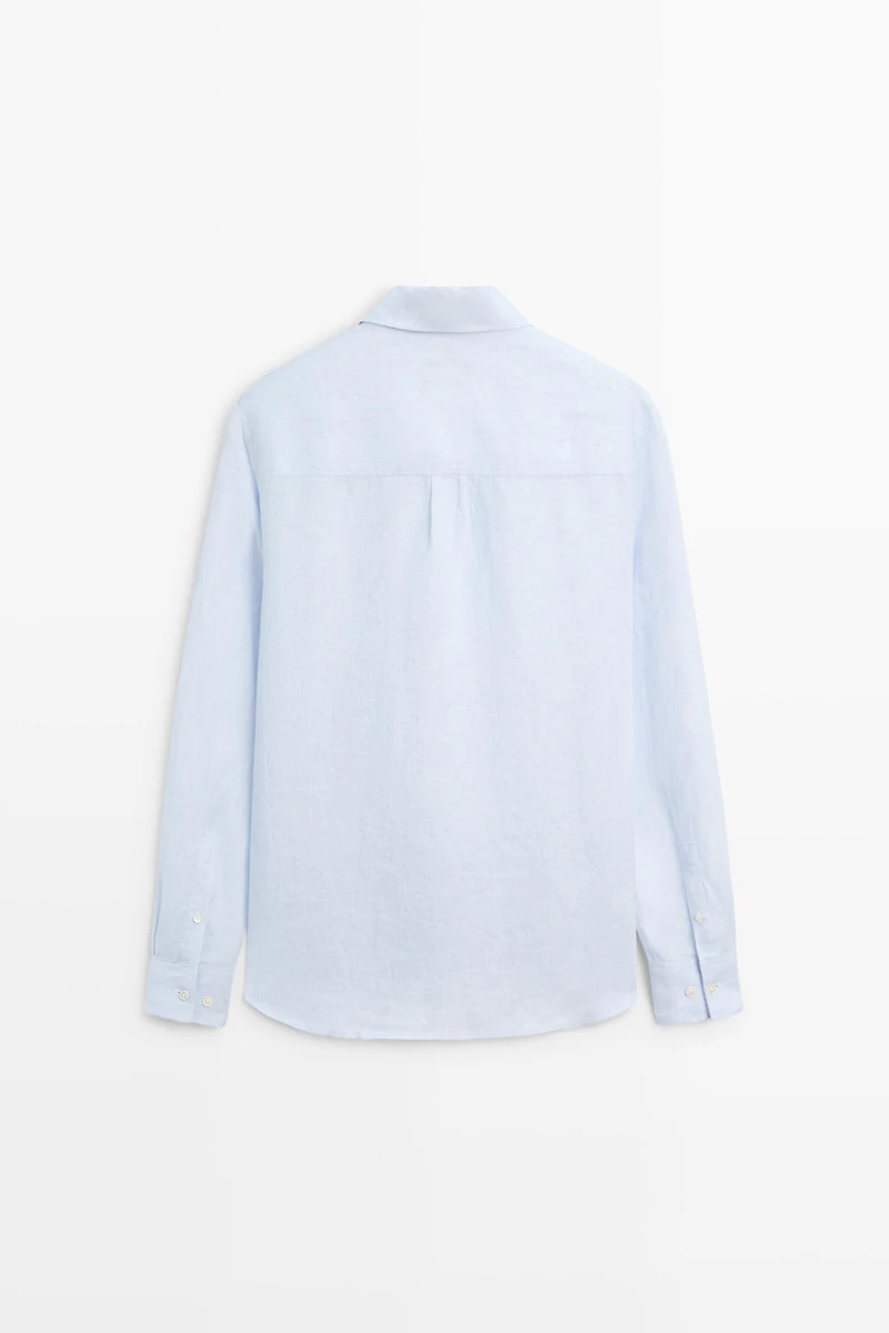 100% linen shirt