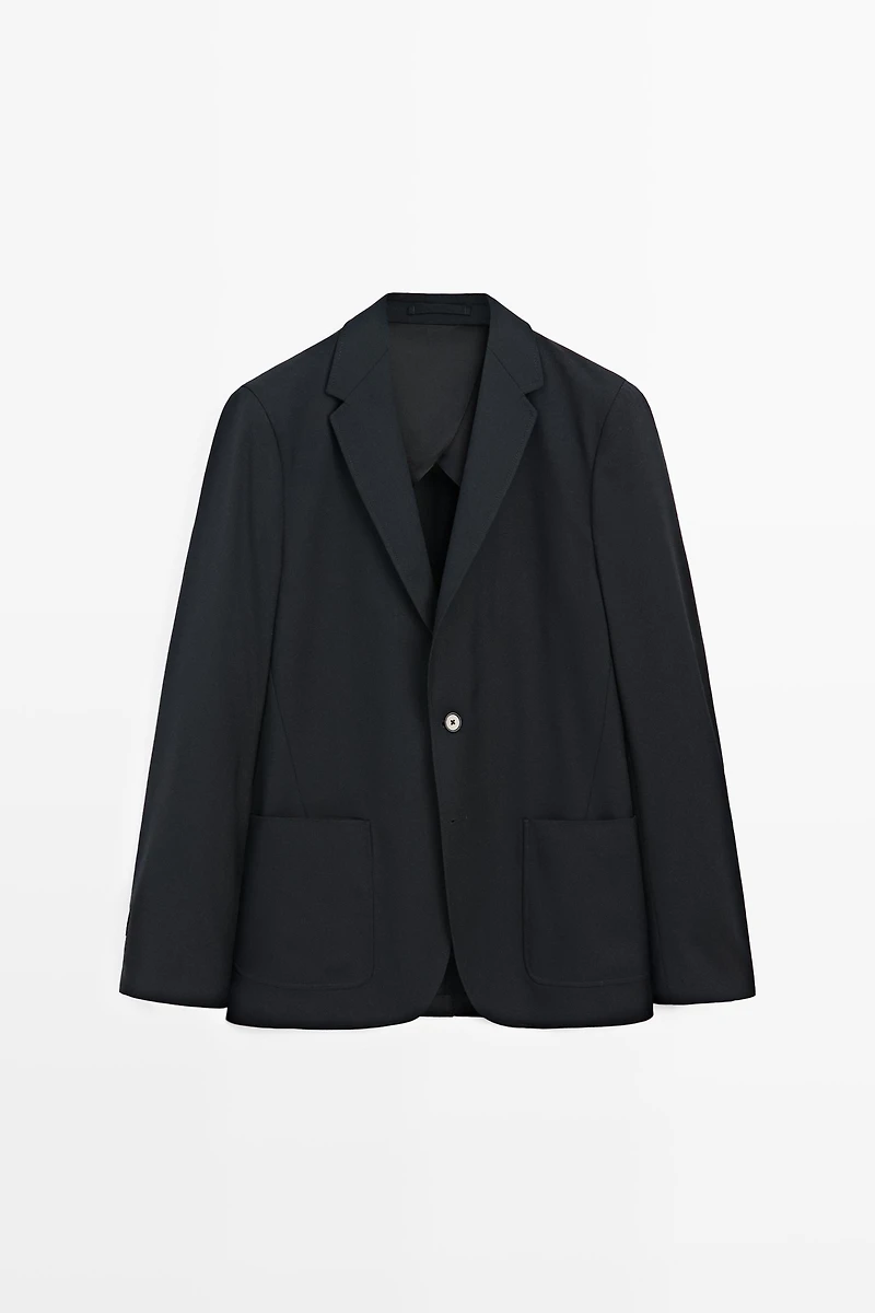 Blazer en laine froide