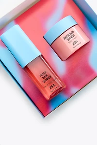 FRESH RAIN SHOWER HAIR & BODY MIST 75ML (2.54 FL.OZ) + BODY CREAM 90ML (3.04 FL.OZ).