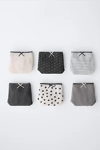 2-6 YEARS / SIX-PACK OF PRINTED UNDERWEAR