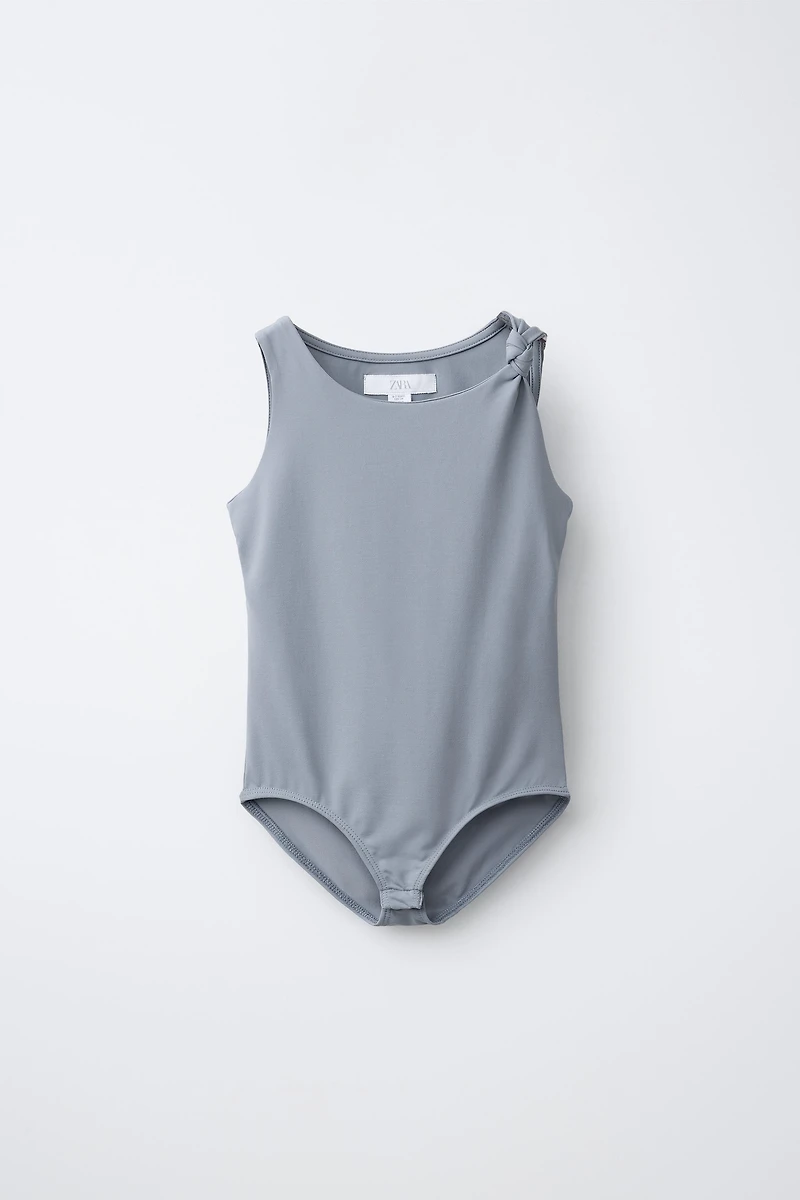 KNOTTED POLYAMIDE BODYSUIT