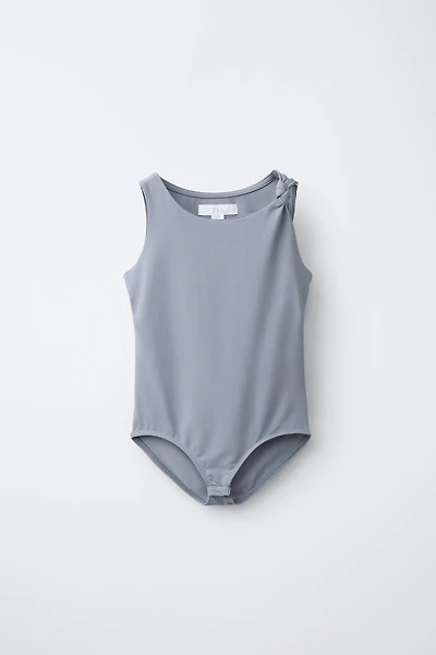 KNOTTED POLYAMIDE BODYSUIT