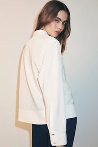 TIE-NECK SHIRT