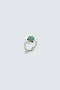 BAGUE CHEVALIÈRE À PIERRE