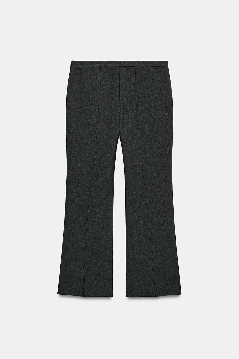 ZW COLLECTION CROPPED FLARE PANTS