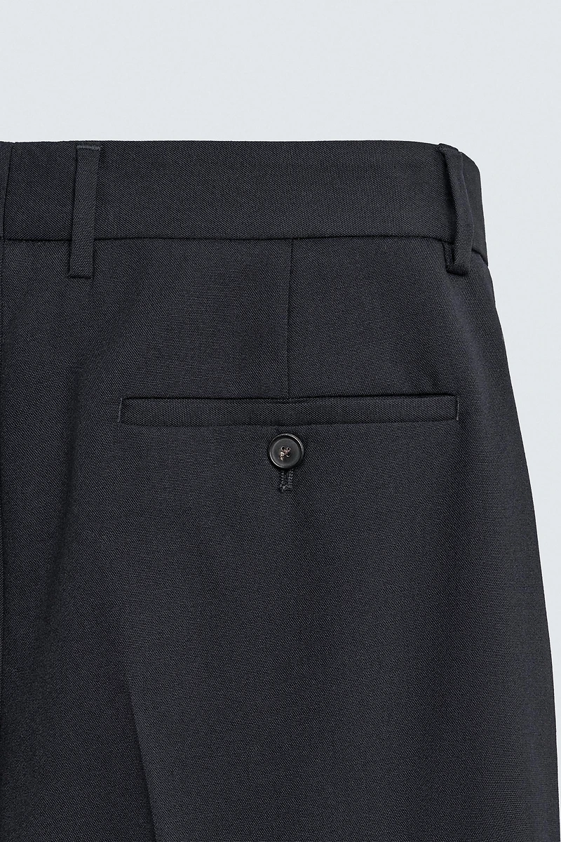 PANTALON STRAIGHT FIT 100% LAINE