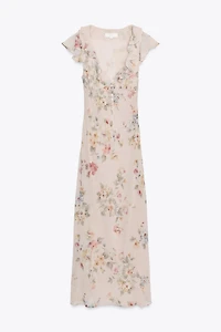 FLORAL MIDI DRESS