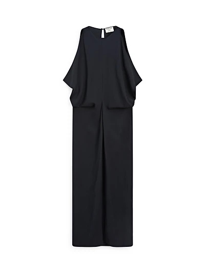 Robe midi à plis