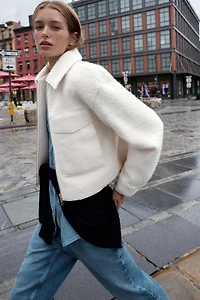 BOUCLÉ PATCH POCKET JACKET