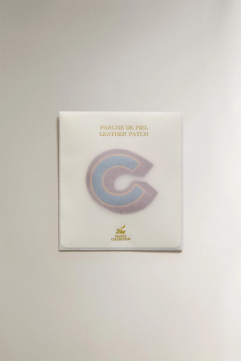 LEATHER LETTER C PATCH