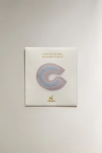 LEATHER LETTER C PATCH