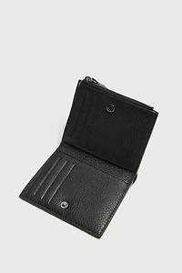 PORTEFEUILLE EN CUIR AVEC PORTE-MONNAIE