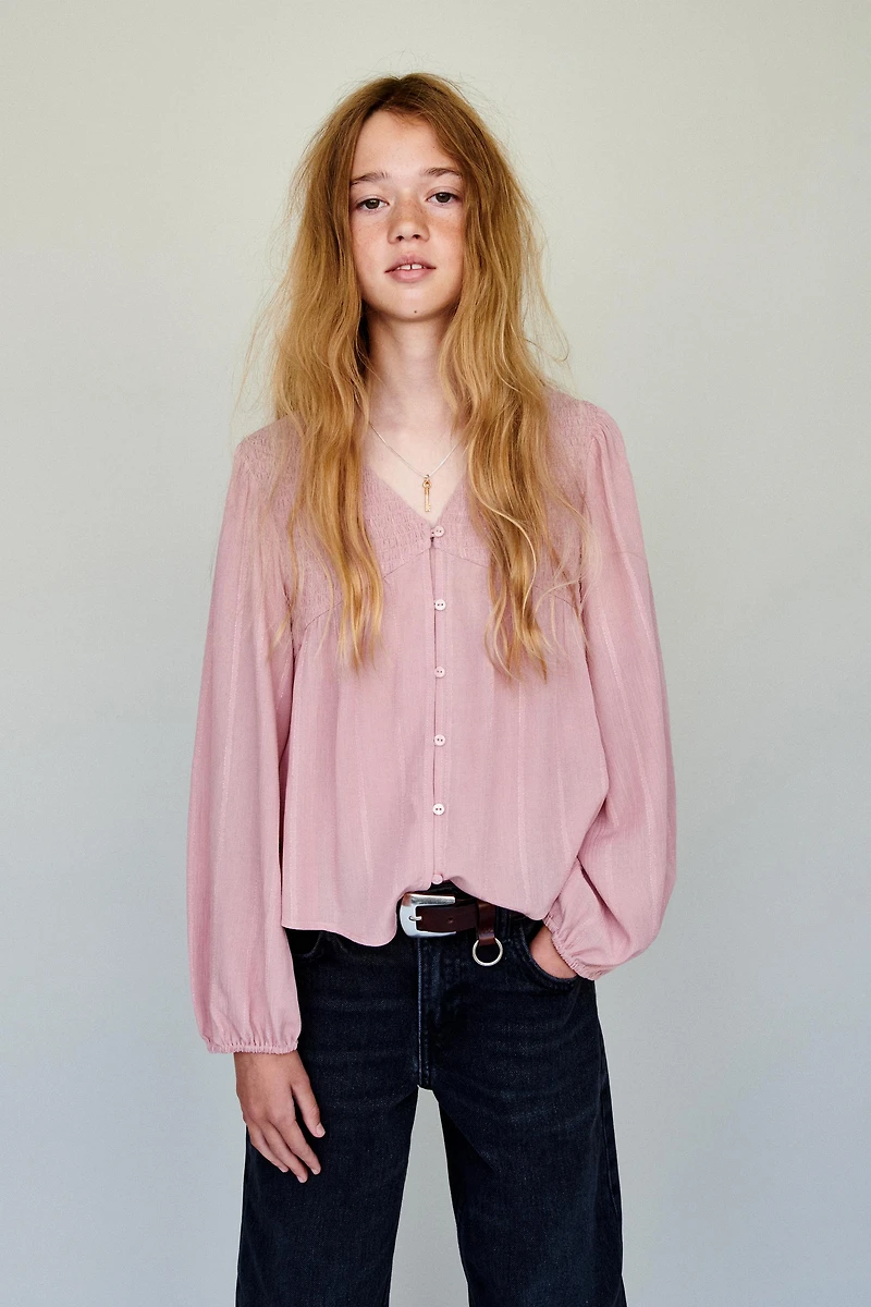 CHEMISE À PAILLETTES