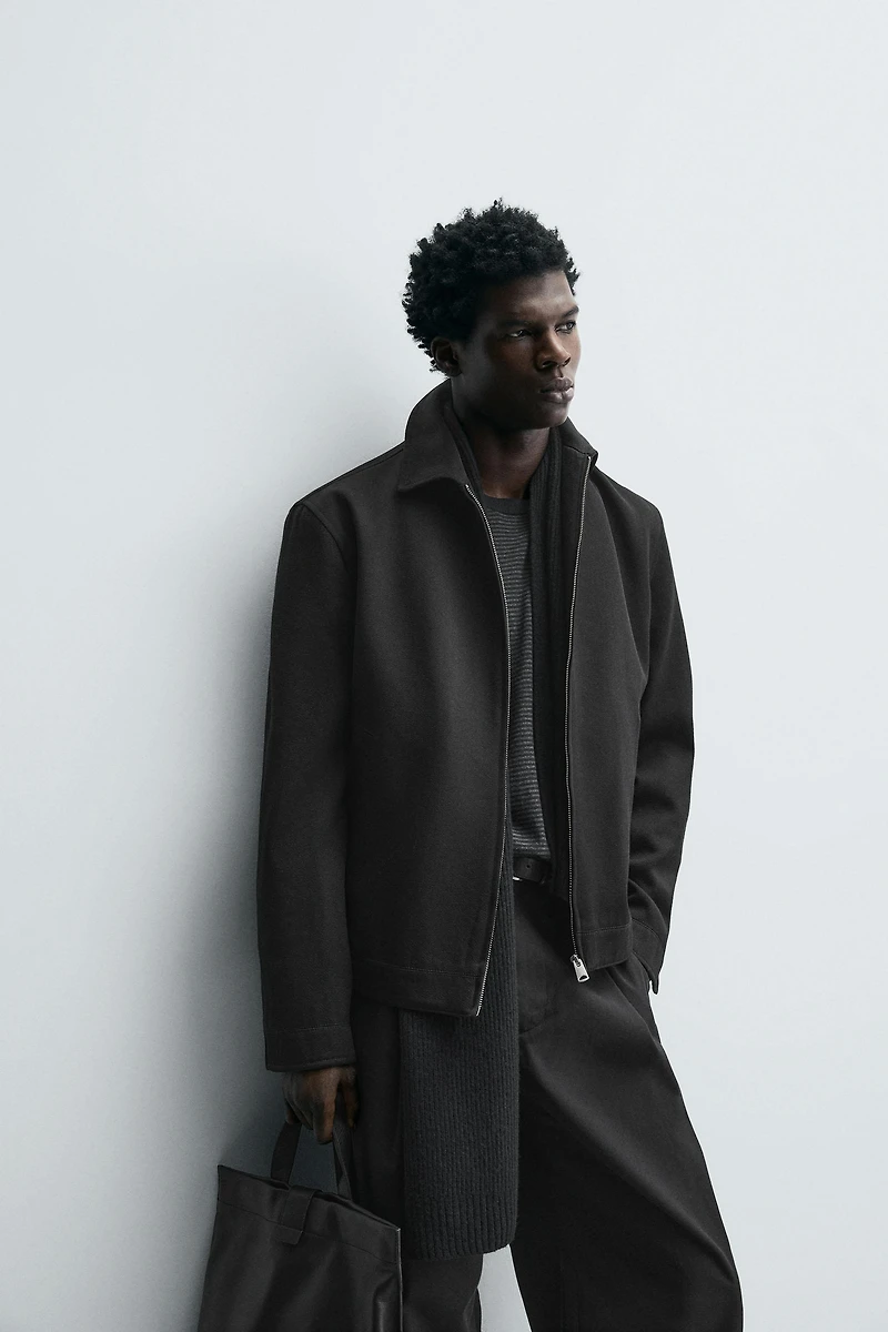 VESTE STRUCTURÉE ZIPPÉE