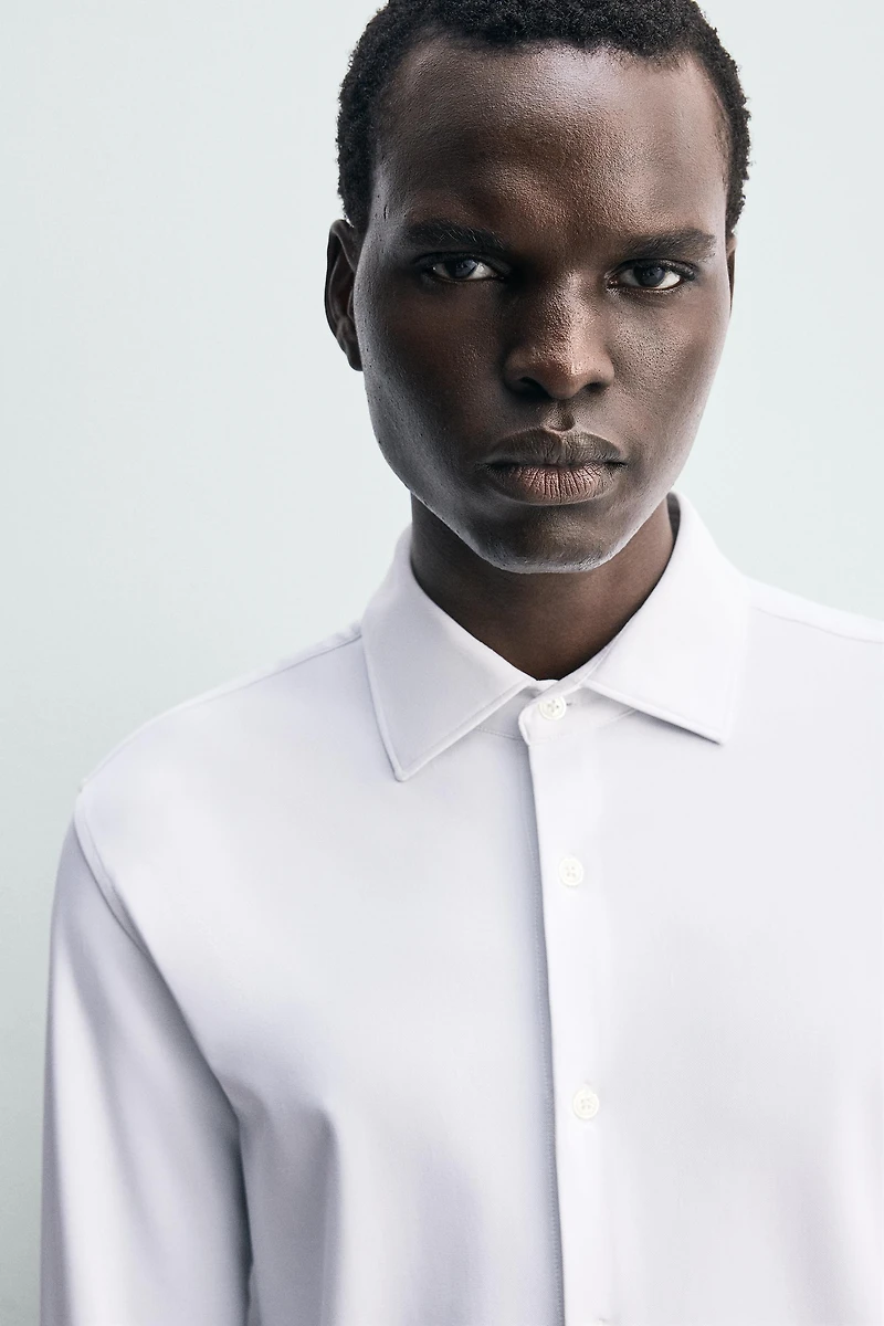 STRETCH TEXTURED SHIRT