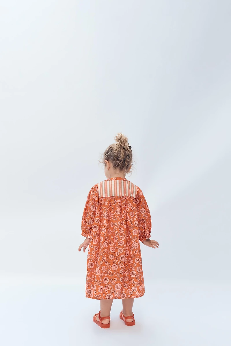 2-14 YEARS / LIMITED EDITION FLORAL KAFTAN DRESS