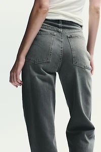 TRF HIGH WAIST WIDE LEG FULL LENGTH JEANS
