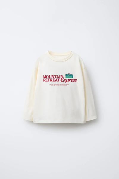 RAISED PRINT T-SHIRT