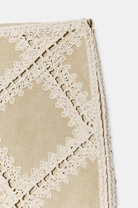 JUPE PATCHWORK CROCHET