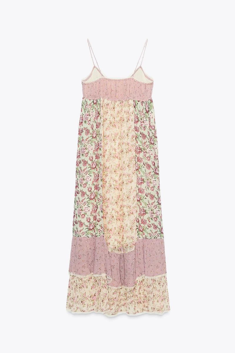 PATCHWORK FLORAL DRESS