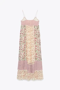 PATCHWORK FLORAL DRESS