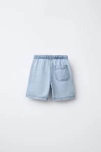FLOWY DENIM SHORTS