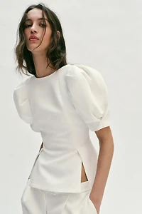 BALLOON SLEEVE TOP
