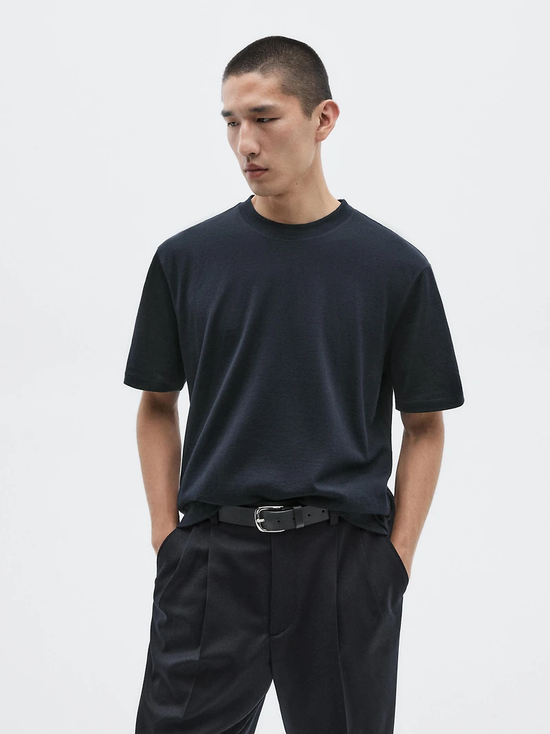 T-shirt manches courtes en coton mélangé - LIMITED