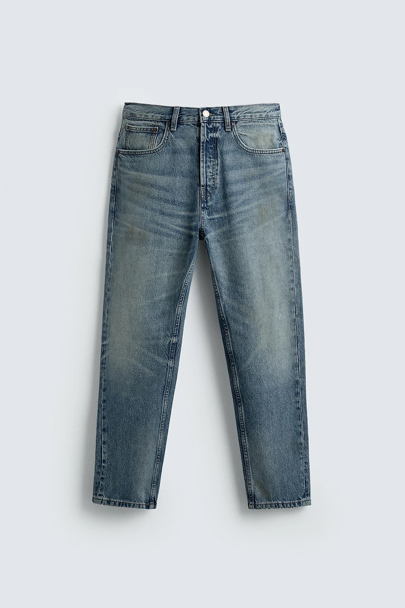 SLIM CROPPED FIT JEANS