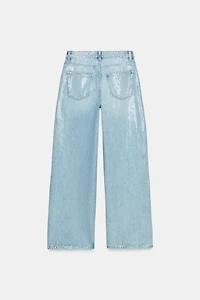Z1975 MID-RISE SEQUIN STRAIGHT JEANS