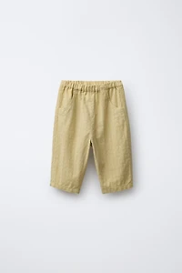 EMBROIDERED STRAIGHT LEG PANTS