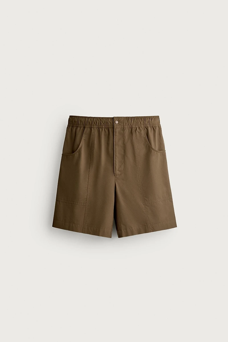 SEAMED SWIM SHORTS