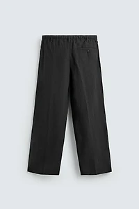100% LINEN RELAXED FIT PANTS