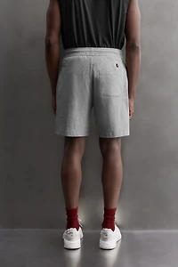 EMBROIDERED SIDE STRIPE 9" SHORTS