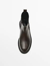 Leather Chelsea boots