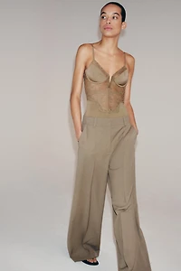 LACE POLYAMIDE BODYSUIT